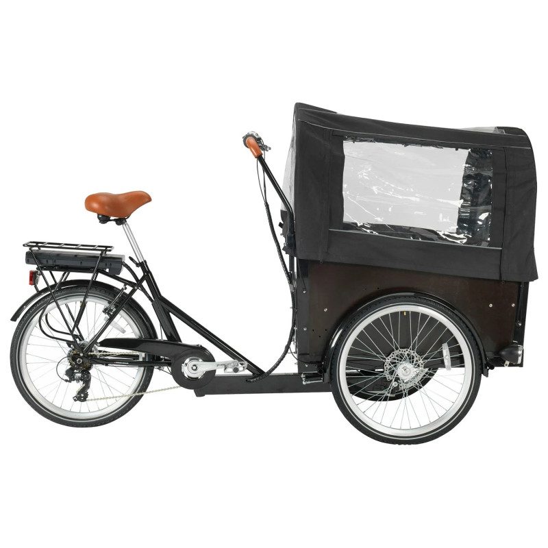 1-min-800x800 Електровелосипед вантажний GreenStreet E-Cargo 250W 36V 13Ah (24″ Cargo E-Bike) - Зображення 1