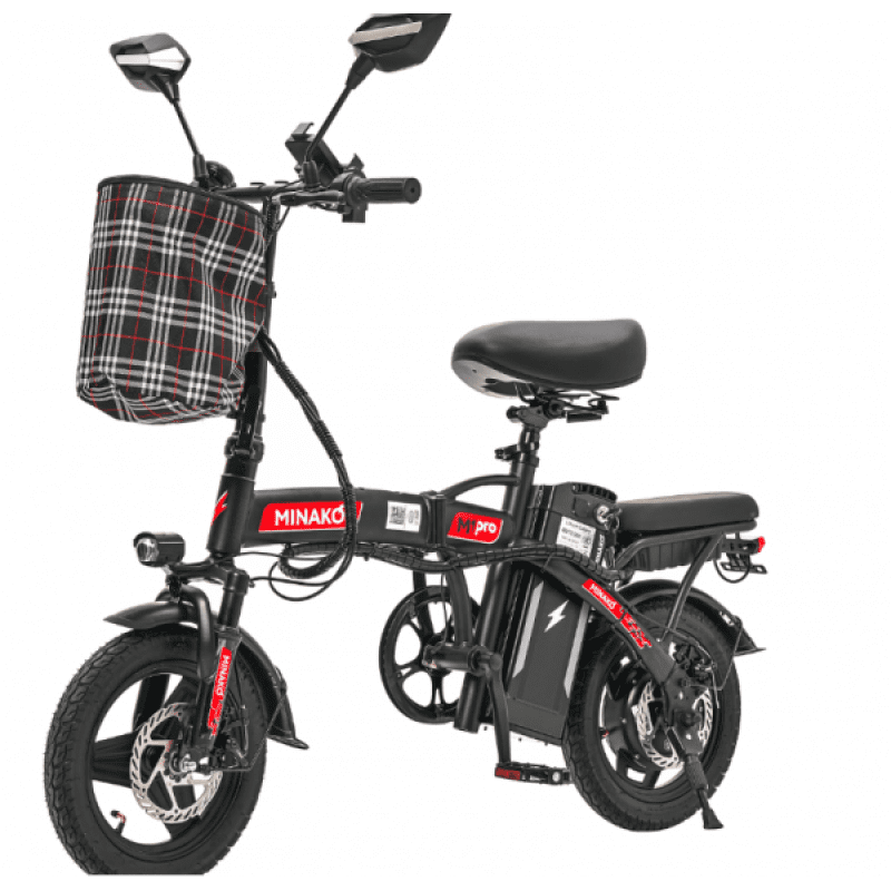 Snimokekrana2025-10-15132649-600x600-800x800 (1) Електровелосипед Minako M1 Pro 240W 48V 10.5Ah 14″ (литі колеса) - Зображення 1