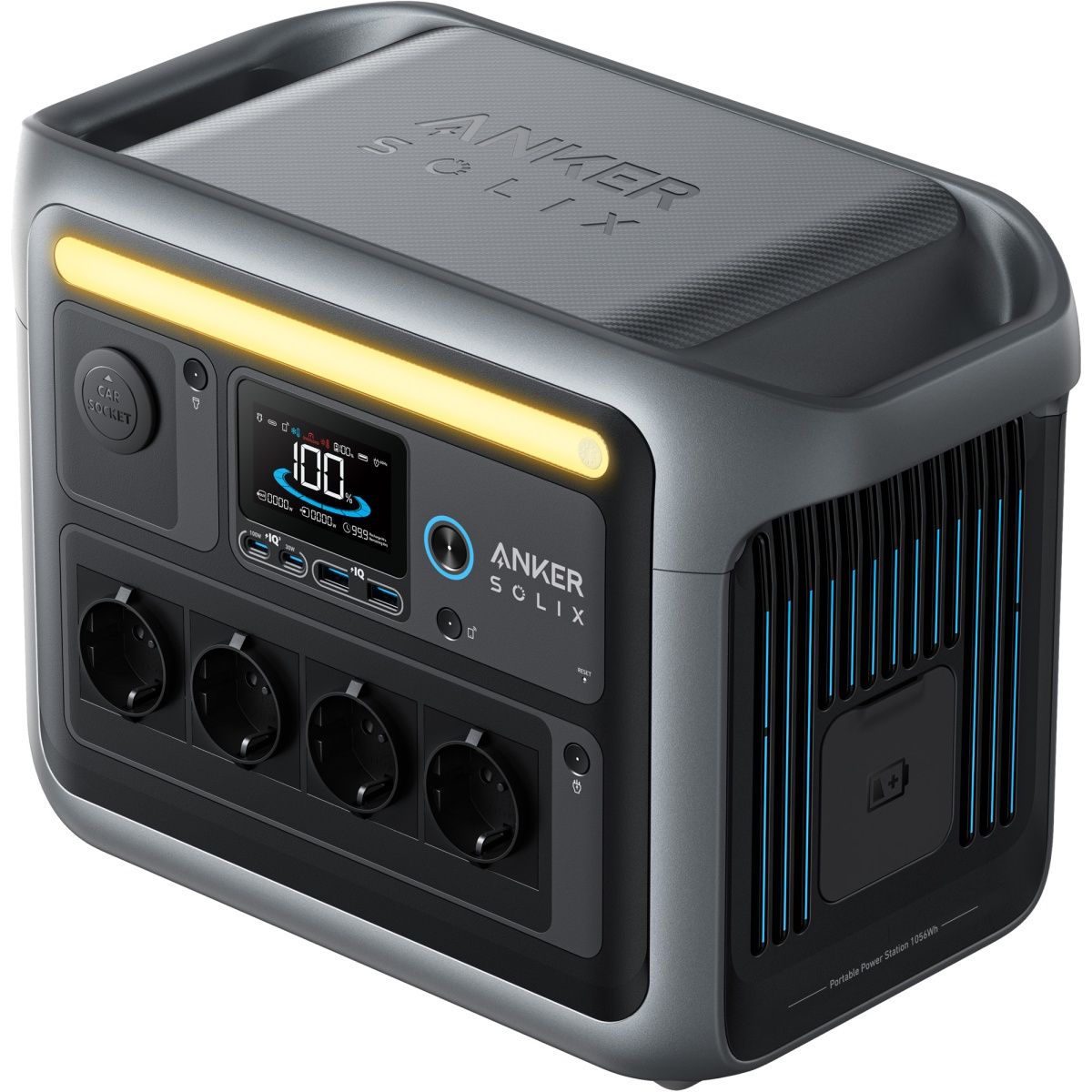 q0celfwlvv8nz8vm9jhjzcem1yah6lu6 Зарядна станція Anker Solix C1000 1056Wh 1800W - Зображення 1