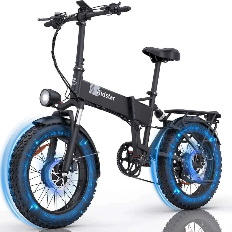 h20-pro Електрофетбайк Ridstar H20 Pro 2000W 48V 20Ah 20″ - Зображення 1
